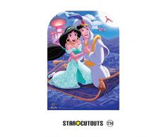 Star Cutouts SC1341 - Sagoma in cartone a grandezza naturale di un tappeto magico, altezza 130 cm, multicolore