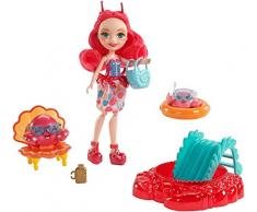 Enchantimals Pomeriggio in Spiaggia, Playset con Bambola Granchio, due Cuccioli e Accessori a Tema Mare, FKV60