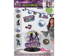 Forum Novelties- Kit di Decorazione per Feste in Discoteca, Multicolore, Taglia Unica, 77969