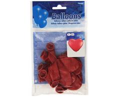Palloncini a forma di cuore rossi - 8 pezzi