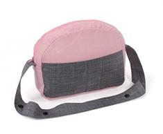 Bayer CHIC 2000 853 15 - Borsa fasciatoio per Bambole, Colore: Grigio/Rosa