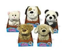 Grandi Giochi- Disney GG00231, Zookiez, Peluche Assortito, Multicolore