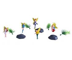 Wild Republic- Set da Gioco Fata Mondo, Piccolo, Secchio Avventura Mini, 10 cm, 12 Pezzi, Multicolore, 23153