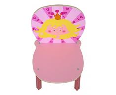 Hess 30209 - Arredamento Sedia in Legno per Bambini, Principessa