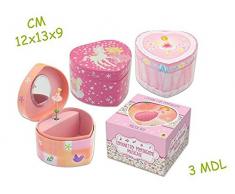 PORTAGIOIE CARILLON BAULETTO CUORE COFANETTO GIOCATTOLO