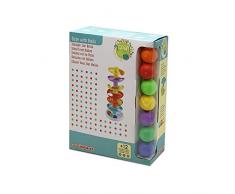 TACHAN- Scivolo a Sfere Colorate 6 Altezze, Multicolore (PL1016)