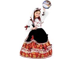 VENEZIANO Carnevale Venizano CAV3689-M - Costume di Carnevale, Soggetto: Tarantella, età: 7-10 Anni, Taglia: M