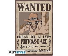 ABYstyle - Poster Wanted Ace (91,5 x 61 cm)