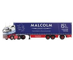 Corgi - CCC14032 - Radio Control, Miniatura Veicoli - Volvo FH - Facelift - Super Curtainside Trailer - WH Malcolm