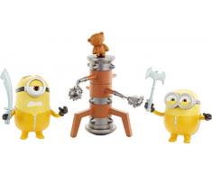 MINIONS-I Maestri di Arti Marziali Interattivo con Accessori, Giocattolo per Bambini 4 + Anni, GMF17