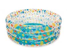 Bestway 51045 - Piscina gonfiabile Sea Life, 150 x 53 cm, multicolore