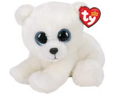 Ty - Orso Adri Bianco Babies Peluche, 15 cm, MG-TY-T40173