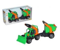 Polesie POLESIE37381 Griptrac con spazzaneve e rimorchio con lavandino Giocattolo