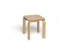 Erzi- Sgabello Stool 30 in Legno di Betulla Sagomata, Multicolore, 50032