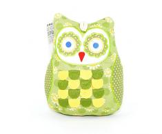 Gifts 4 All Occasions Limited SHATCHI-861 - Fermaporta in tessuto pesante, motivo: gufo, colore: verde