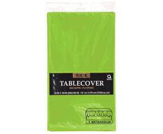 Tovaglia di plastica Lime 137x274cm. - Linea Premium