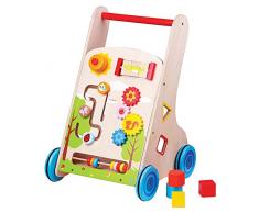 Lelin- Viga Carrello Red Girello Corsa Aiuto gehhilfe Motricità Bambini Baby, 31302