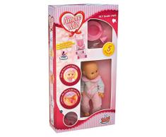 Grandi Giochi GG71032 - Amore Mio Passeggino + Bambola + Set Pipì