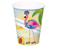 Bicchieri fenicottero 350 ml - 8 pezzi