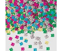 Amscan 9900459 14 g numero 18 metallizzato coriandoli