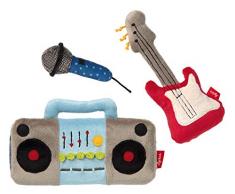 Sigikid 41910 Grasp Set Music Papa And Me Peluche, 20 x 9 x 3 cm