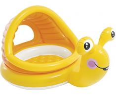 Intex - Piscina Baby Lumaca con Parasole, 145 x 102 x 74 cm, 57124