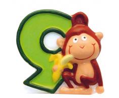 Amscan - 551 799 - Numero 9 Candela Safari