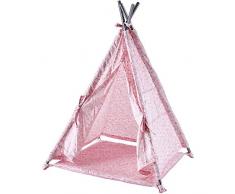 Käthe Kruse 0155150 - Tenda per Bambole con Coperta, Colore: Rosa