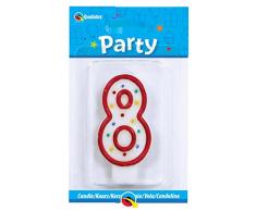 Pioneer Europe- Candela per Feste, Multicolore, 26606