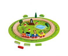 Bino 13773 - Ferrovia Legno con Motivo la Piccola Talpa