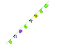 Procos 90559 - Ghirlanda di Coccodrillo in Carta, Colore: Verde