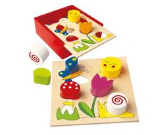 Bino 84154 - Gioco Legno con Figure Prato