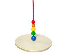 Hess 31104 - Bambino Giocattolo in Legno, Piastra Oscillazione, Diametro 30 Centimetri