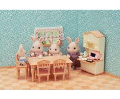 SYLVANIAN FAMILIES-La Salle à Manger Sala da Pranzo, Multicolore, 5340