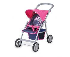 Knorrtoys 16825 – Liba, Diadem, Passeggino per bambole, Blu/Rosa