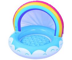 Jilong- Rainbow Baby Pool Piscina Gonfiabile per Bambini, Colore Arcobaleno, 57155