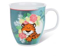 NICI 43923 - Tazza Wild Friends 36, in Porcellana, 410 ml, Colore: Verde