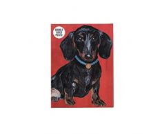 Talking Tables Giochi di feste di Natale divertenti per famiglie PUZZ-DOG-DACH-cane Puzzle, Colore