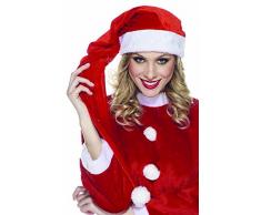 Rubies IT00125 - Cappello Babbo Natale, Lungo 90 cm, Adulto, Taglia Unica