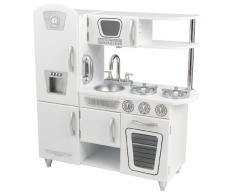 KidKraft 53208 Cucina Giocattolo in Legno per Bambini Vintage con Telefonino Incluso - Bianco