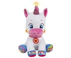 Clementoni – Peluche interattivo Baby Unicorno con Suoni e luci,, 552627