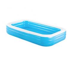 Bestway 54009 | Piscina Gonfiabile Rettangolare Family, 305X183X56 cm