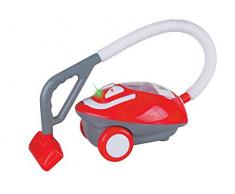 Teorema- Aspirapolvere e Batteria con Accessori, luci e Suoni, Colore Rosso, 64491