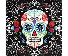Amscan International 711519 33 cm giorno dei morti tovaglioli