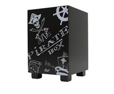 baff - Pirata Beat Box per Bambini, Nero, 38 cm