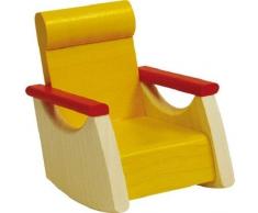 Rlke Holzspielzeug 22645 - Sedia a dondolo Filius, 8cm x 6cm x6.5cm
