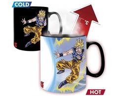 ABYstyle - DRAGON BALL - Tazza cambia colore con calore - 460 ml - Goku VS Buu