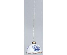 Kahlert Licht 0105656 - Lampada a Sospensione per casa delle Bambole, Motivo Cipolla, Colore: Bianco