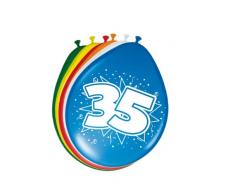 Palloncini 35 anni 30 cm - 8 pezzi