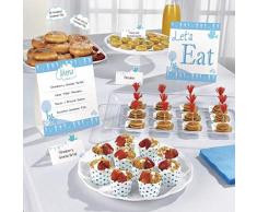 Amscan 9901899 comunione chiesa blu buffet kit